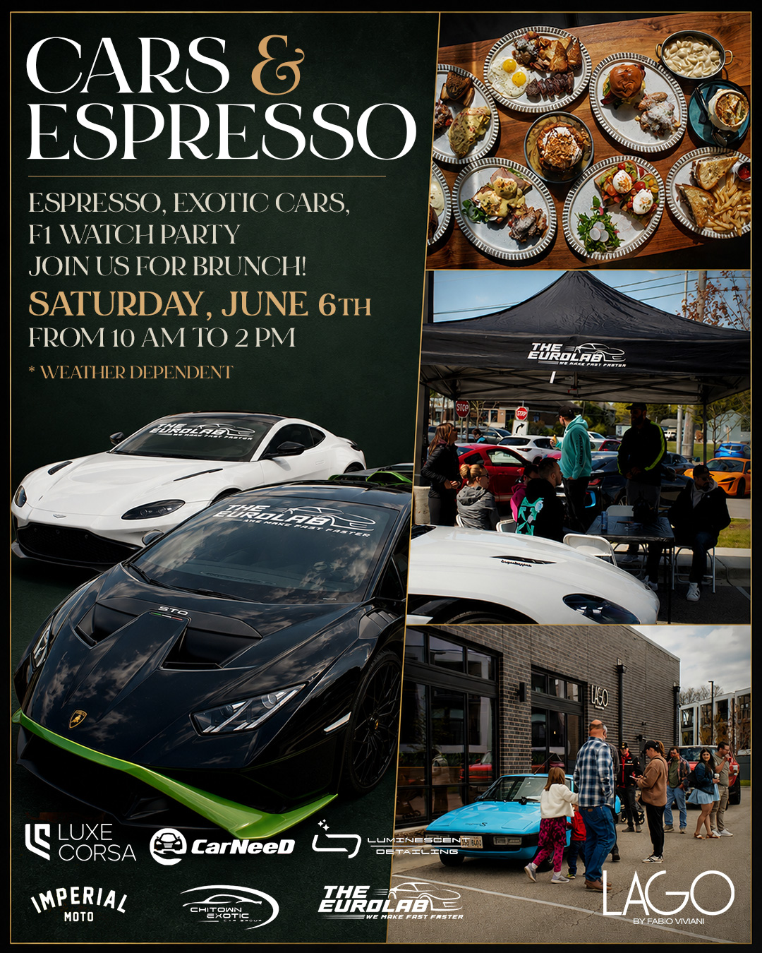 Cars and Espresso at LAGO Lake Zurich